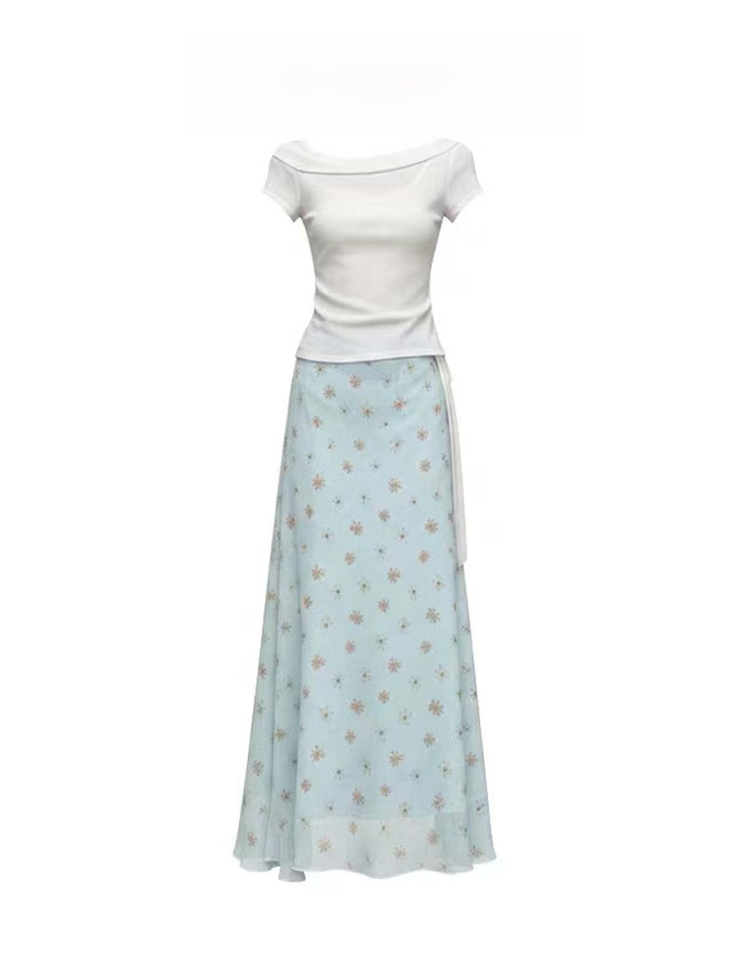 Korean Style A Line Shirt Dress - Vestido Feminino Estilo Coreano A-Line com