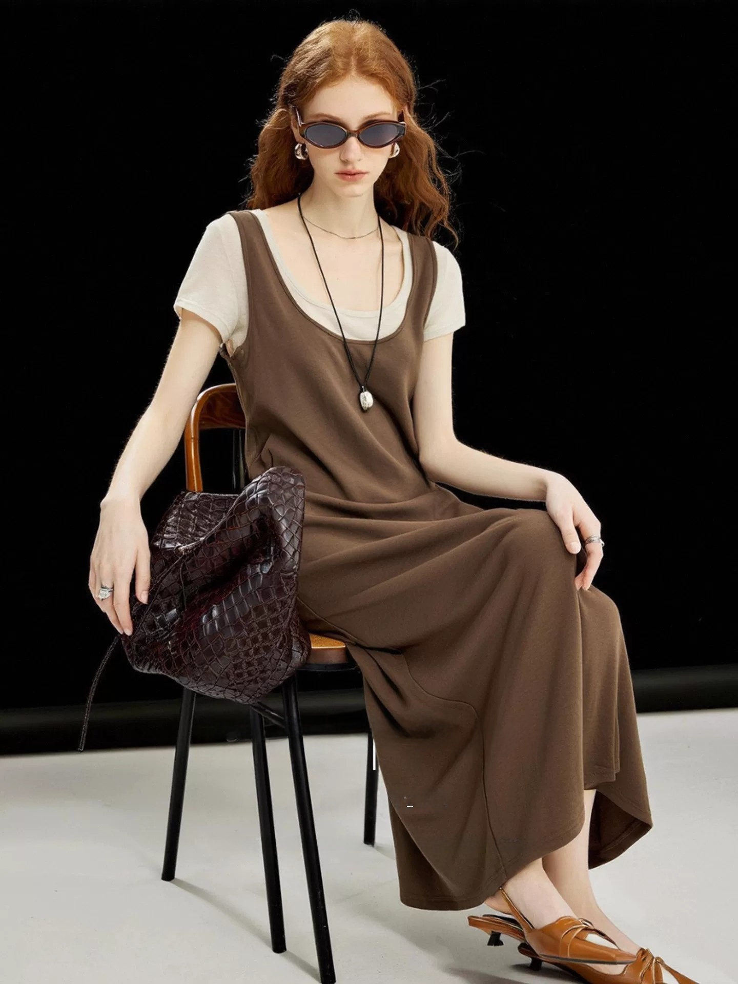 Casual Loose Linen Shirt Dress - HUAAPPUW Novo Conjunto de Verão em
