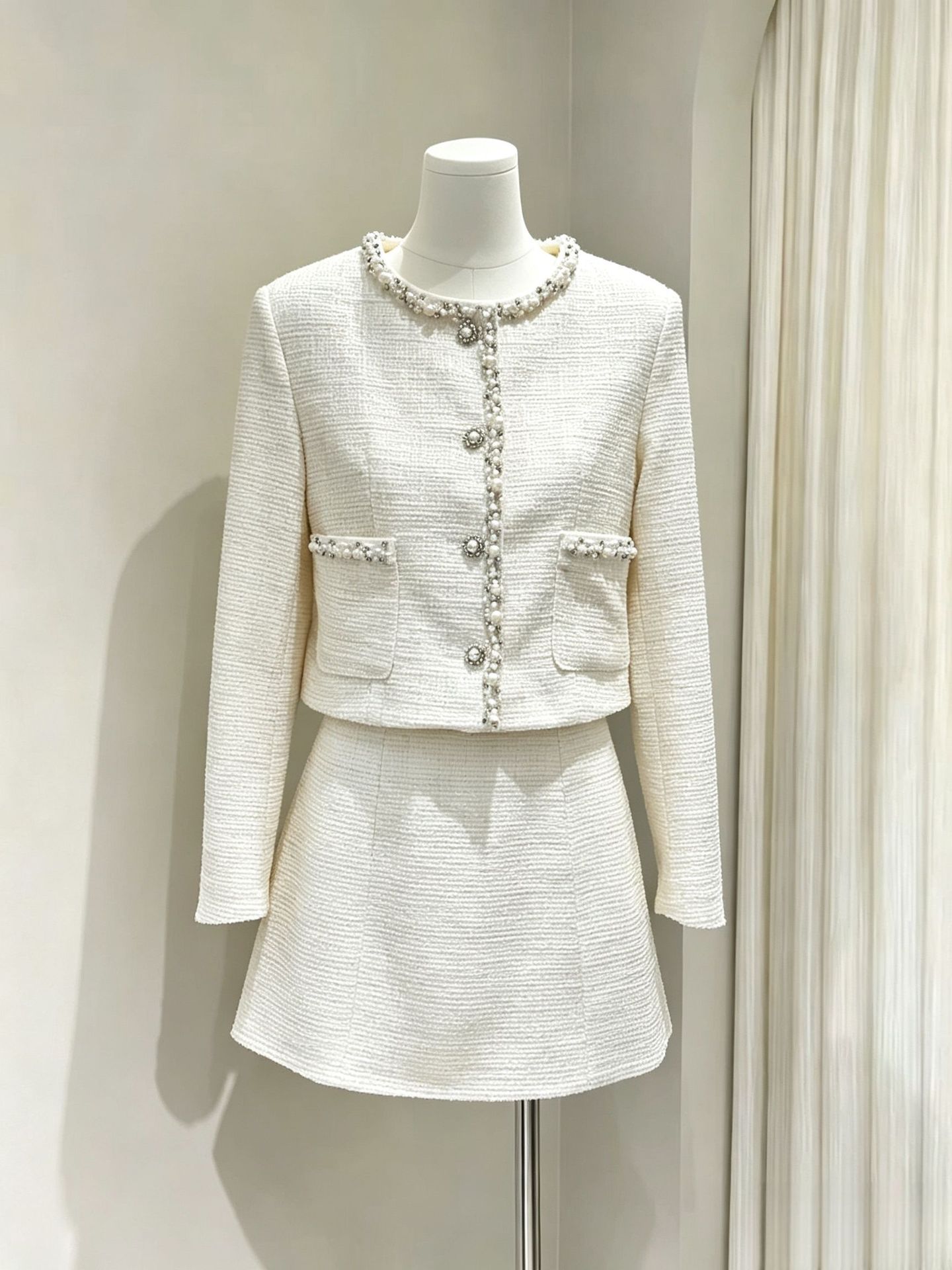 Dresses - Conjunto de Jaqueta e Vestido Feminino