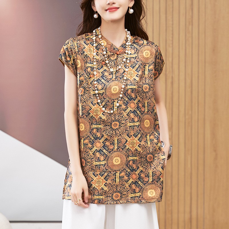 Blusa Feminina de Manga Curta  - Blouses avaliação e preço