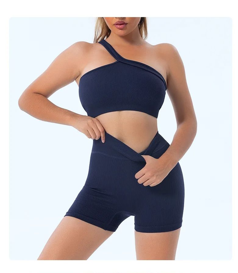 Sutiã esportivo feminino de um - Seamless Ribbed Workout Tank Top avaliação e preço