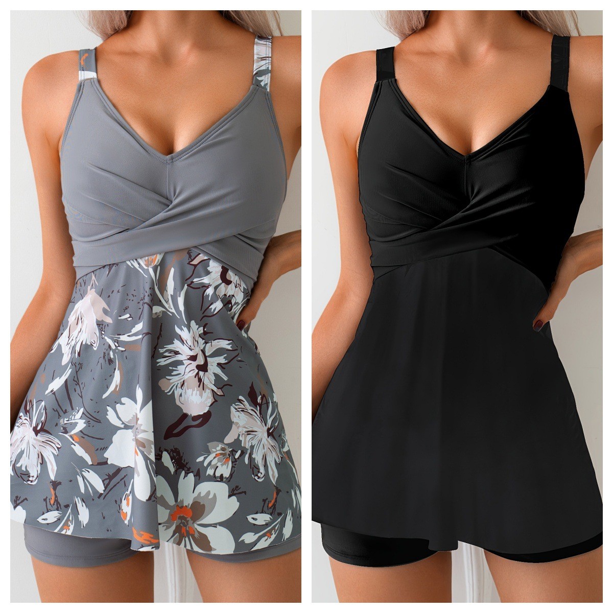 Tankini Retro Y2K para Mulhere - Tops avaliação e preço