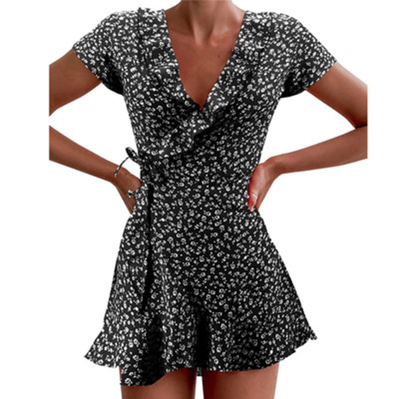 Vestido floral feminino de ver - French Vintage Floral Midi Dress avaliação e preço