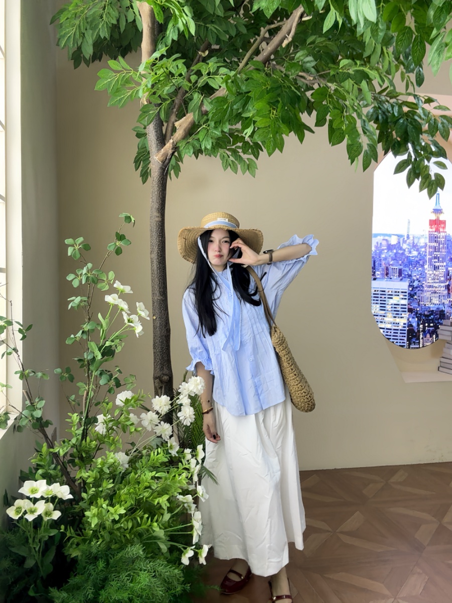 Conjunto Feminino Plus Size: C - Korean Style A Line Shirt Dress avaliação e preço