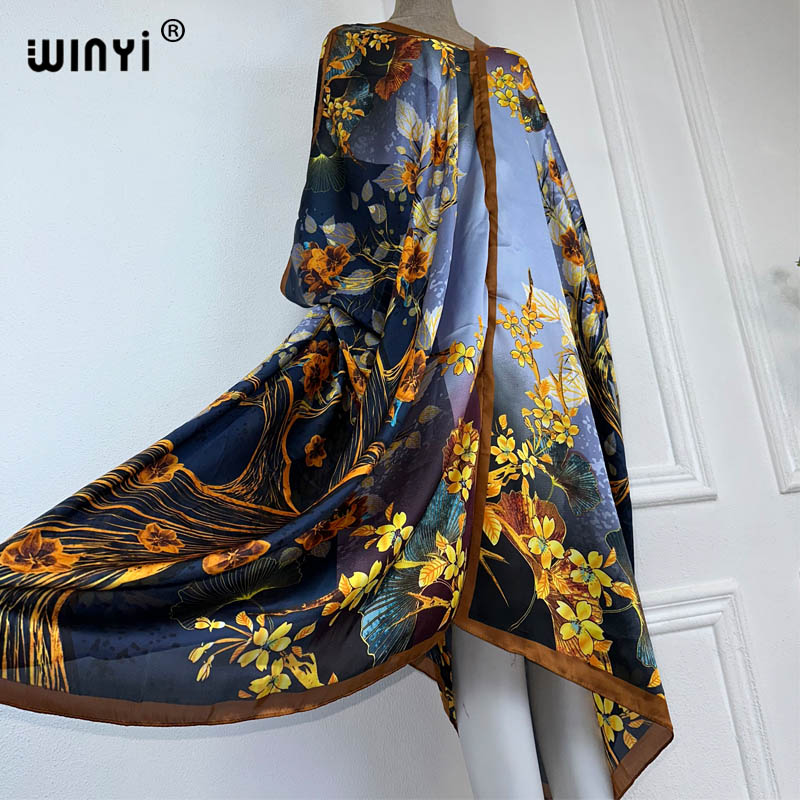 WINYI 2023 Vestido Longo Maxi  - Boho Summer Beach Maxi Dress avaliação e preço