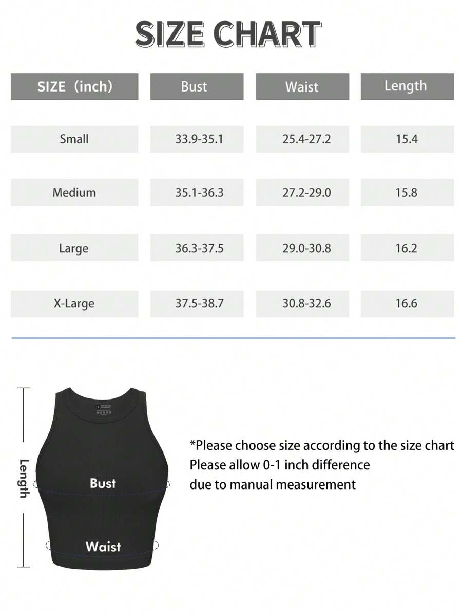 Camisetas Cropped Femininas VV - Seamless Ribbed Workout Tank Top avaliação e preço