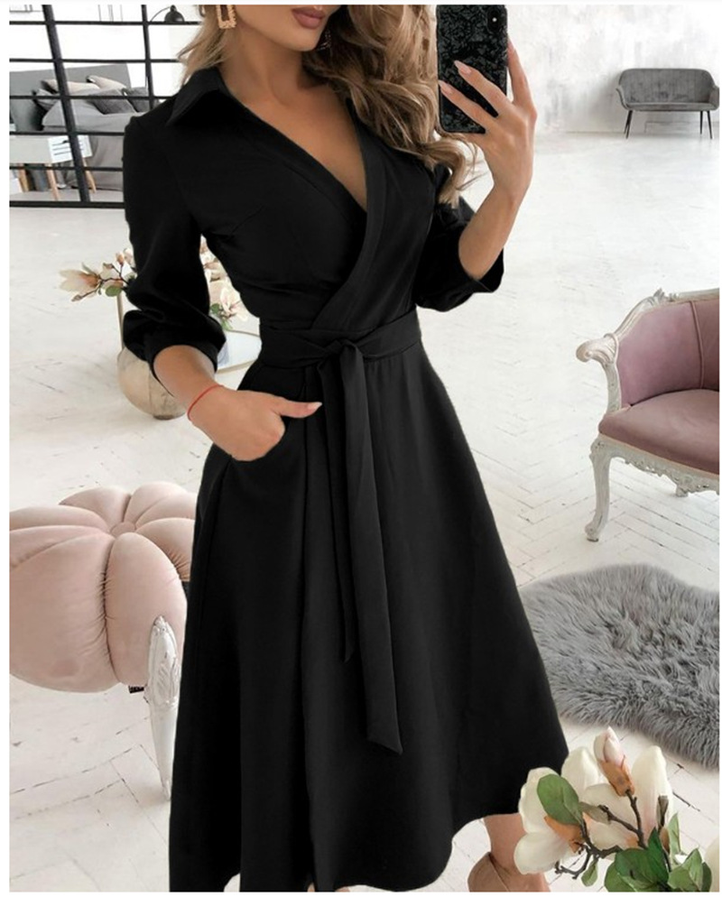 Mulheres vestido de impressão  - French Vintage Floral Midi Dress avaliação e preço