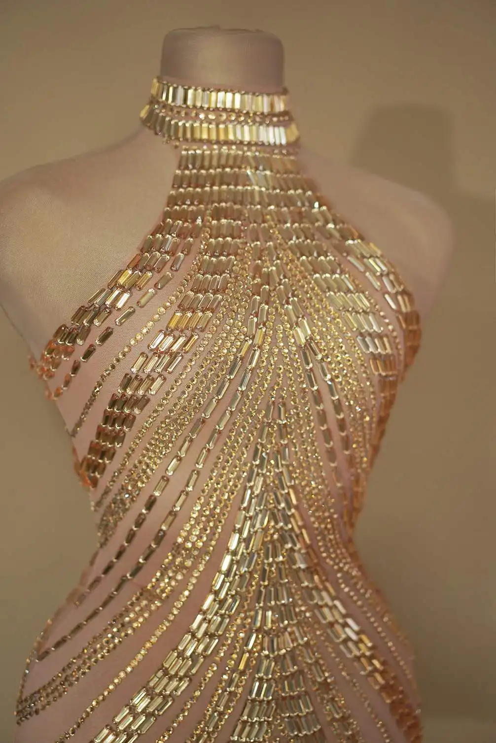 Vestido Brilhante para Mulhere - Sparkly Rhinestone Club Party Dress avaliação e preço
