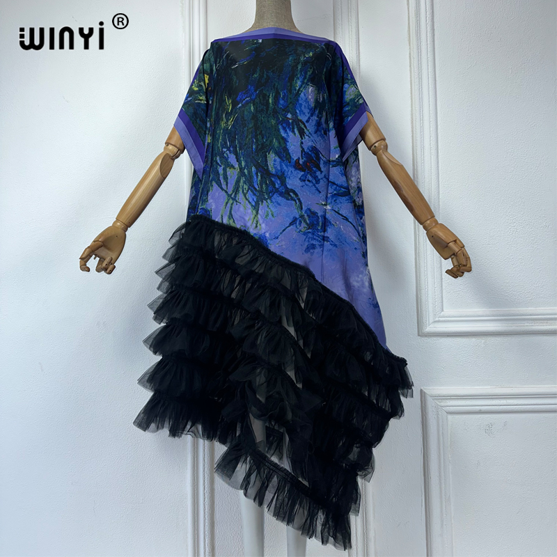 WINYI Africa Vestuário Feminin - Boho Summer Beach Maxi Dress avaliação e preço